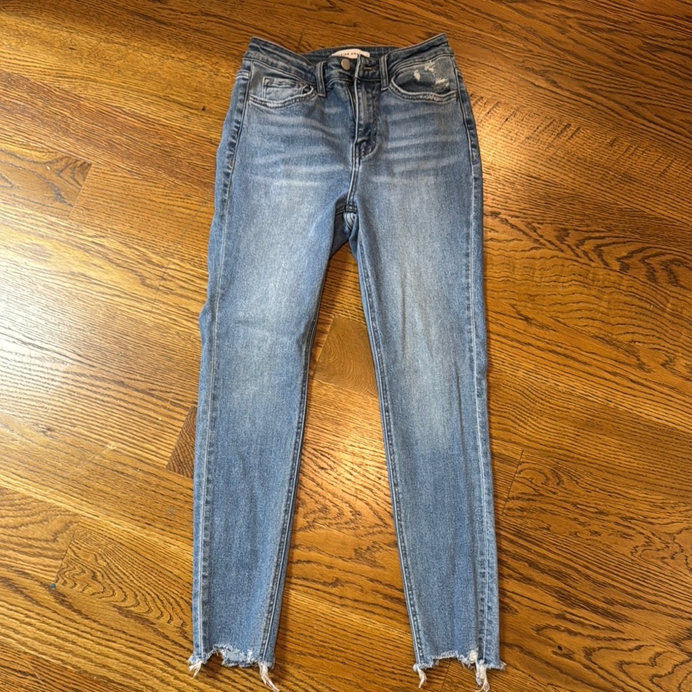 Flying Monkey Classic Blue Women's Skinny Ankle Jeans